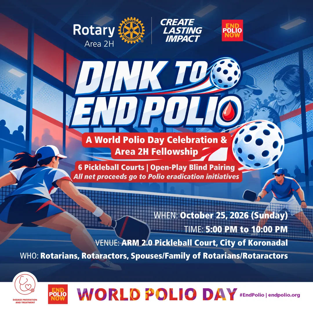 Dink to End Polio official banner