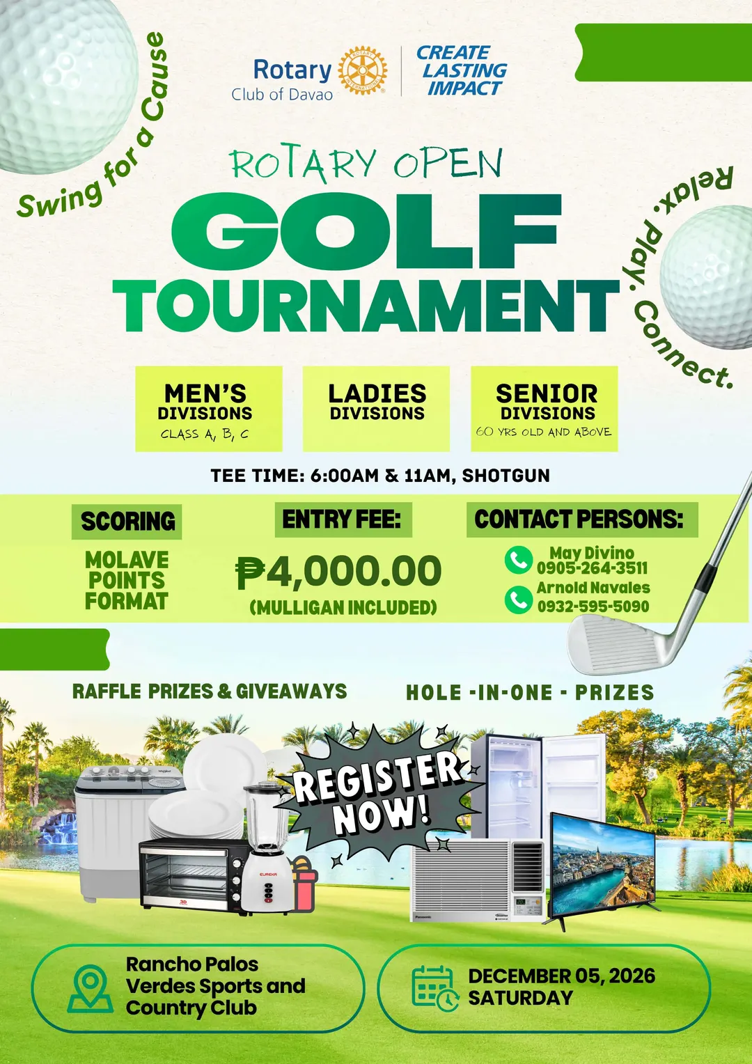Rotary Open Golf Tournament official banner