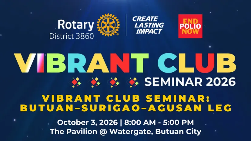 Vibrant Club Seminar: Butuan-Surigao-Agusan cover