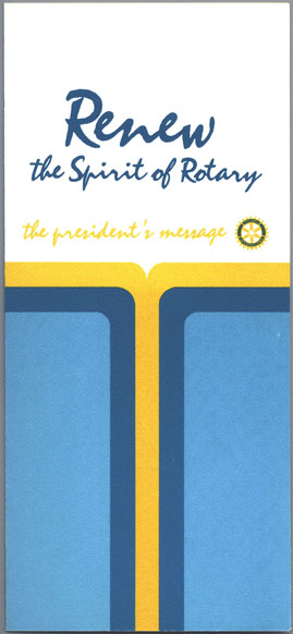 Renew the Spirit of Rotary logo