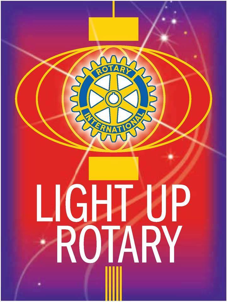 Light Up Rotary logo